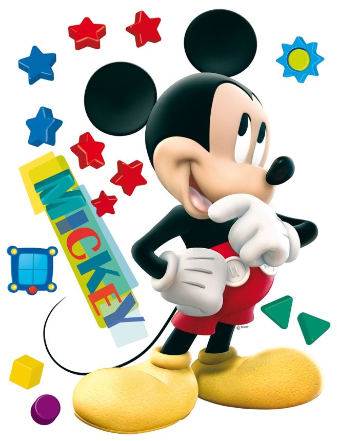 Gyerek öntapadó matrica DK 858, Disney Mickey, AG Design