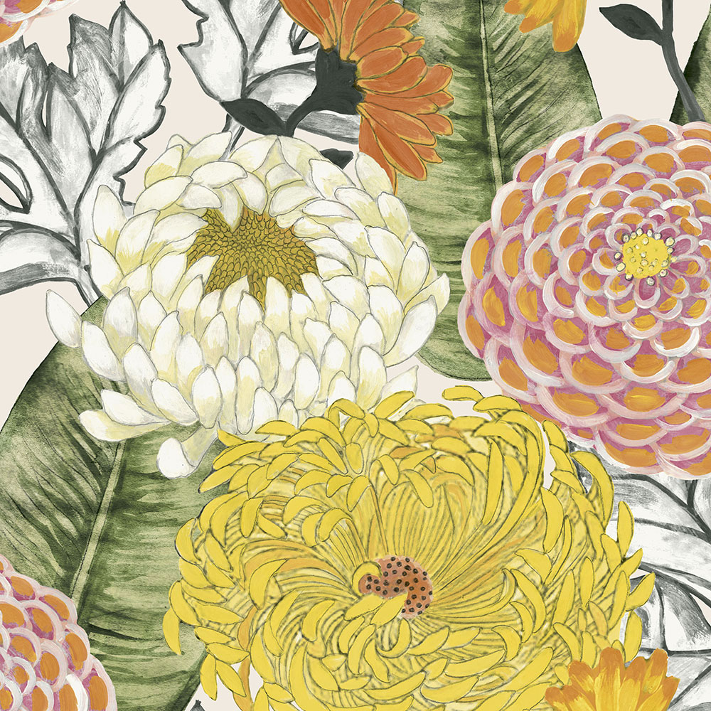 Vlies tapéta nagy virágokkal BR24030, Breeze, Decoprint