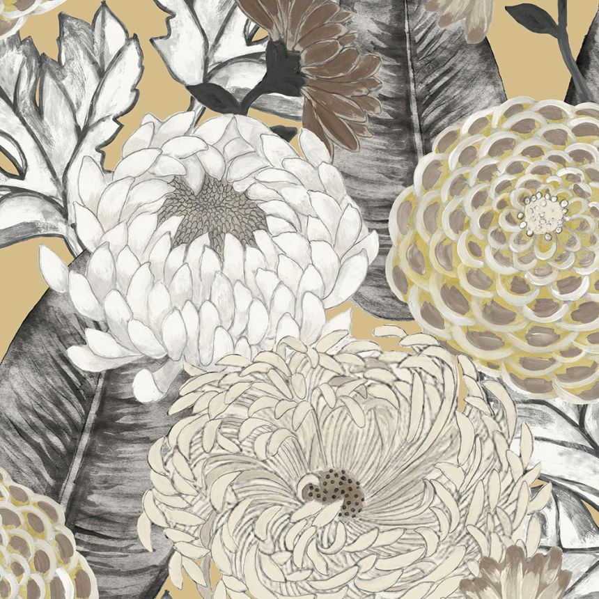 Vlies tapéta nagy virágokkal BR24031, Breeze, Decoprint