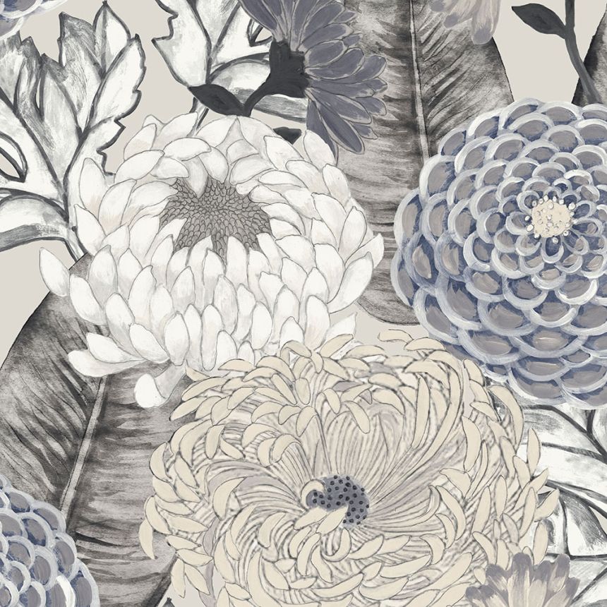 Virágos vlies tapéta vinillell BR24032, Breeze, Decoprint