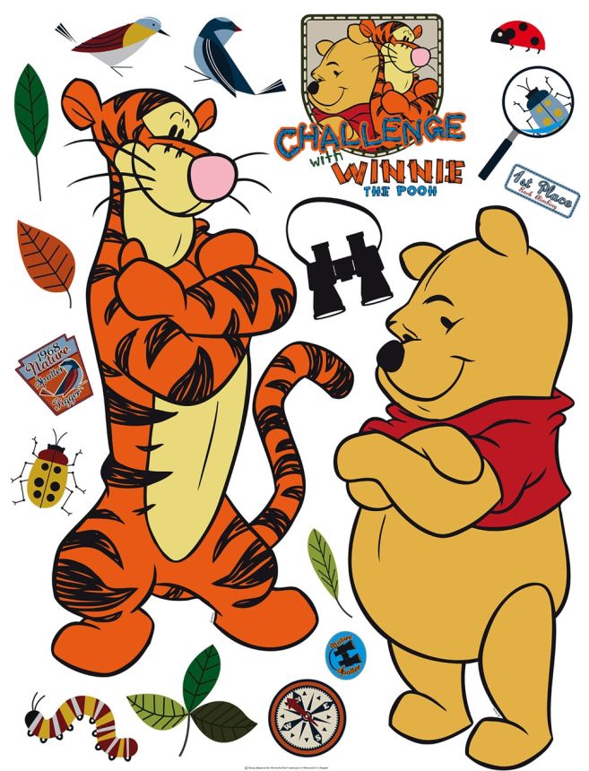 Gyerek öntapadó matrica DK 866, Disney, Micimackó, AG Design