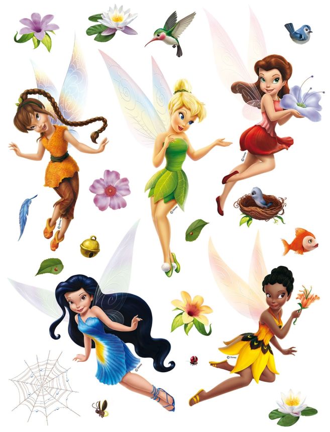 Gyerek öntapadó matrica DK 867, Disney Tündérek, AG Design