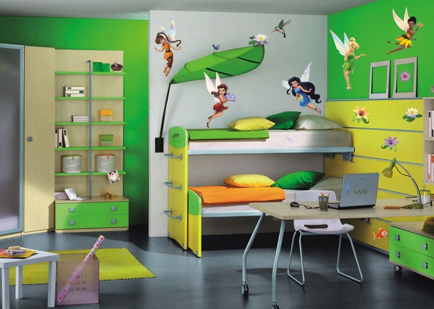 Gyerek öntapadó matrica DK 867, Disney Tündérek, AG Design