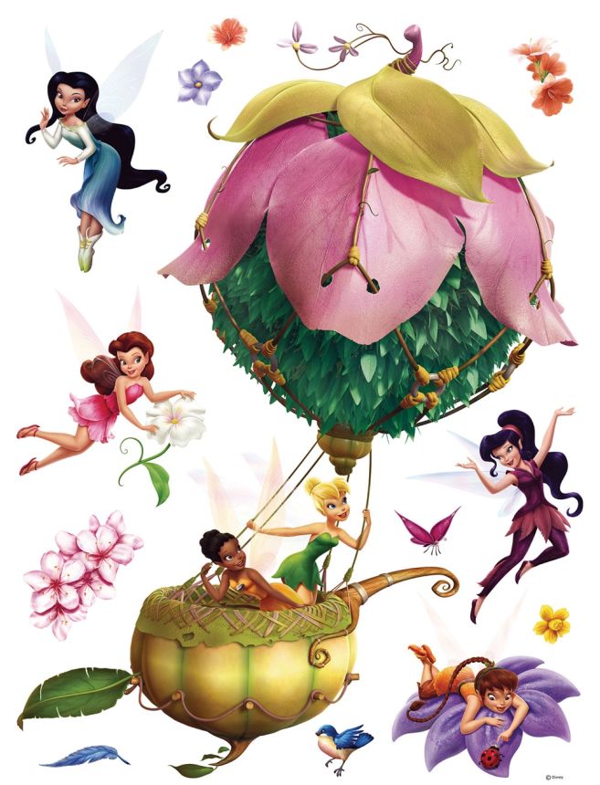 Gyerek öntapadó matrica DK 884, Disney Tündérek, AG Design