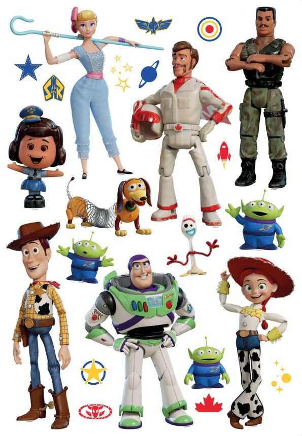 Gyerek öntapadó matrica DK 1737, Disney, Toy Story, AG Design