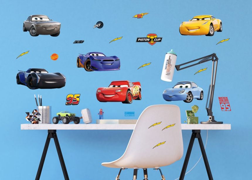 Gyerek öntapadó matrica DK 1728, Disney, Cars, AG Design