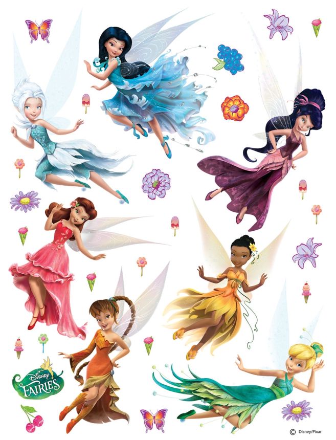 Gyerek öntapadó matrica DK 1769, Disney, Tündérek AG Design
