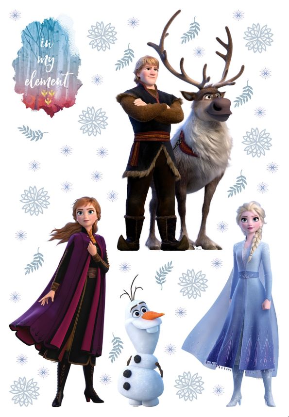 Gyerek öntapadó matrica Jégkirályság DK 2316, Disney, Frozen II, AG Design