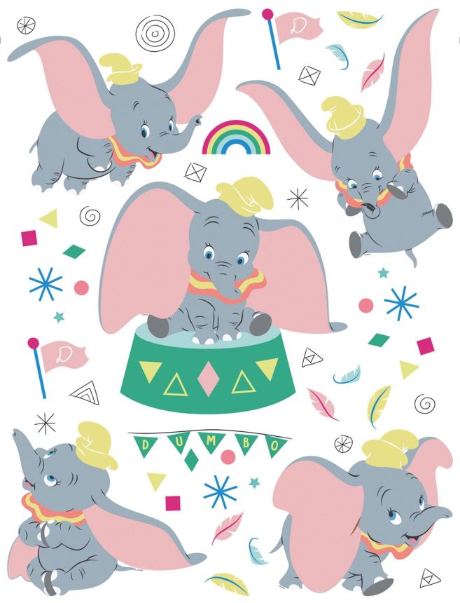 Gyerek öntapadó matrica DK 2320, Disney, Dumbo AG Design
