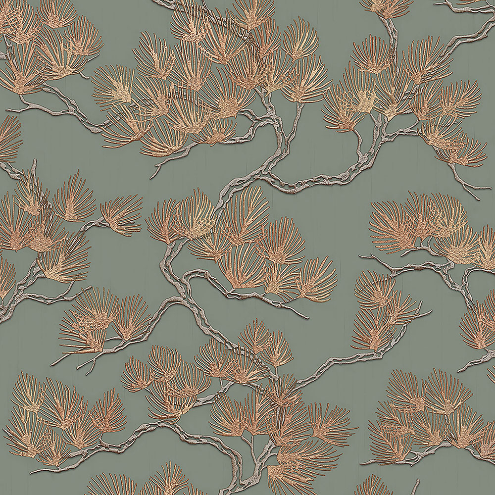 Luxus vlies tapéta Fa gallyak WF121013, Wall Fabric, ID Design