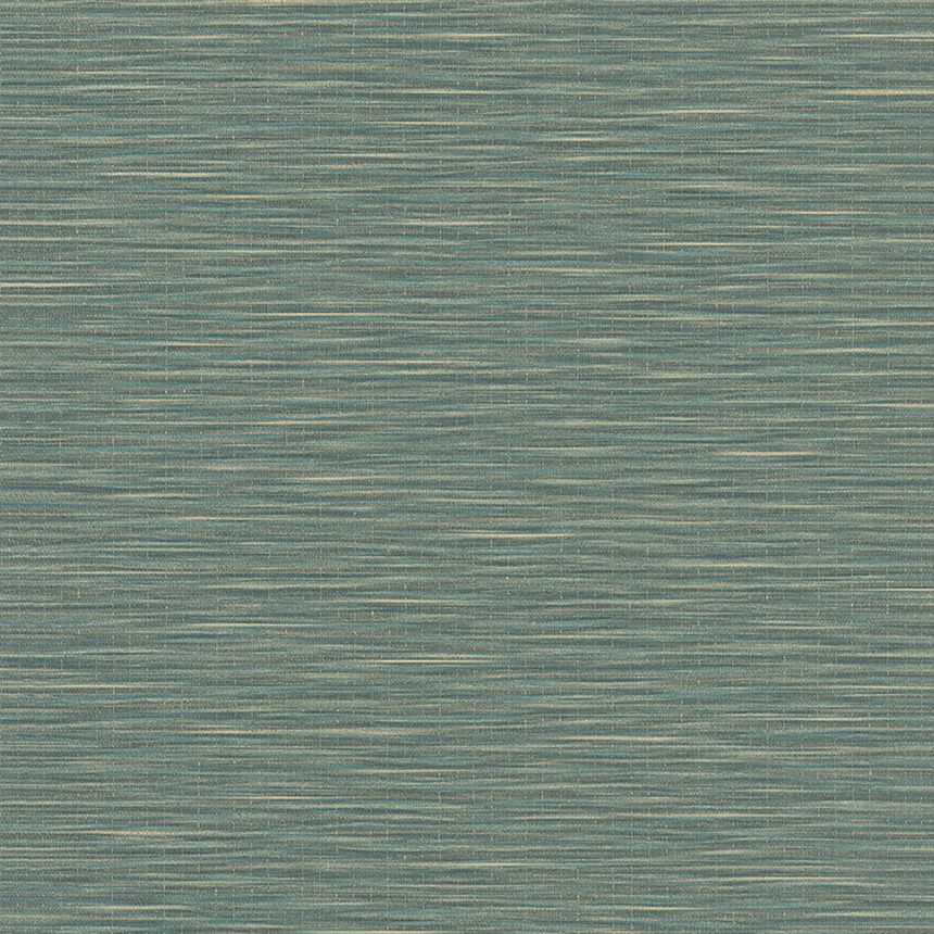 Luxus zöld-arany vlies tapéta, szőtt raffia minta 33317, Botanica, Marburg