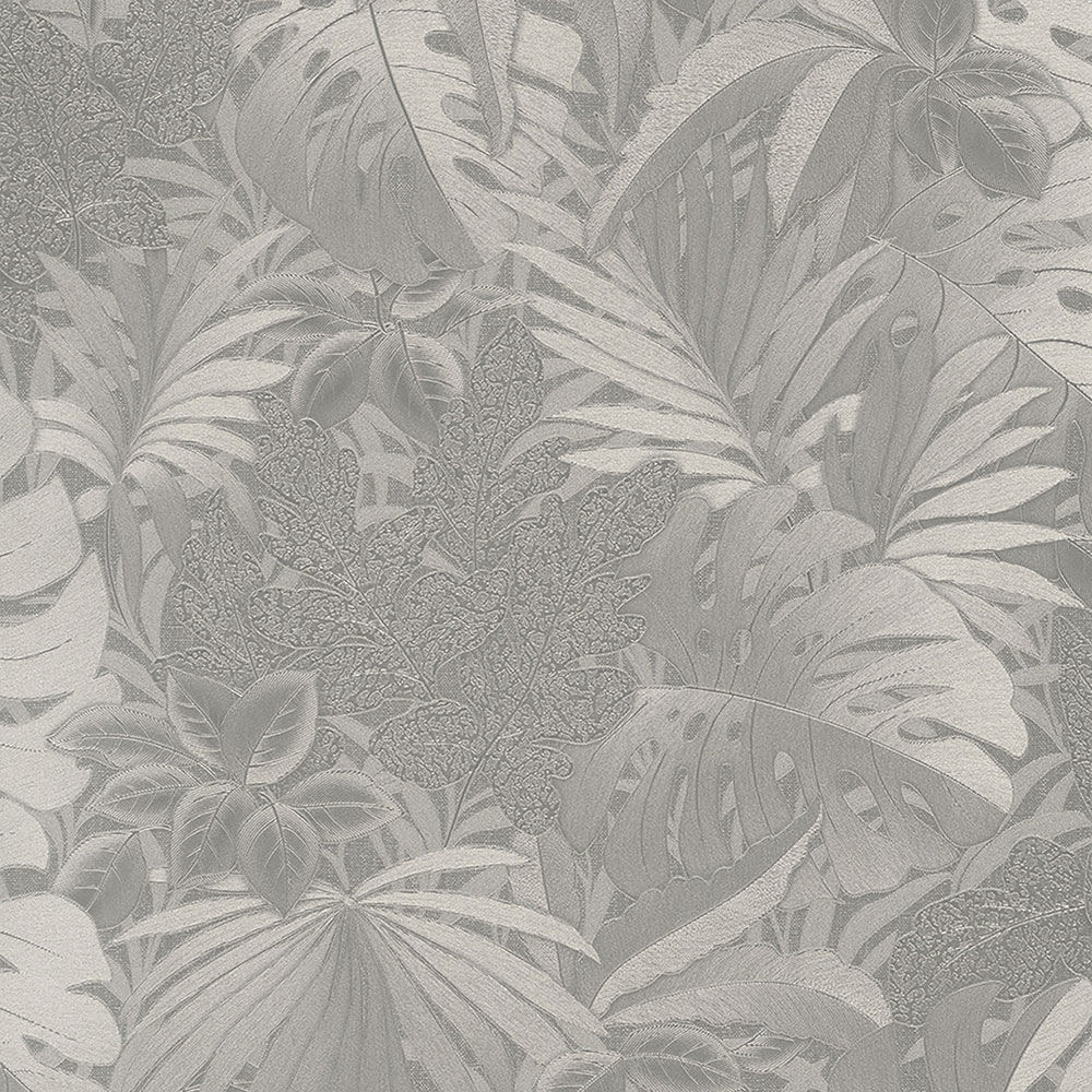 Luxus fémfényű fényes vlies tapéta levelekkel 33302, Botanica, Marburg