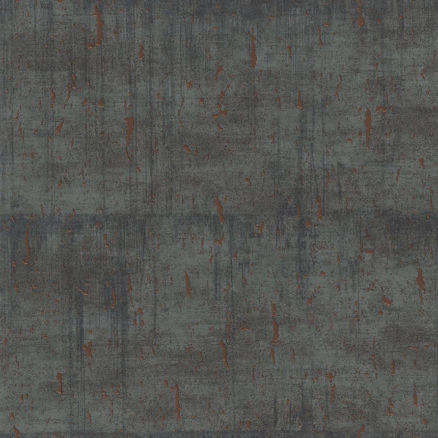 Vlies fekete-bronz beton tapéta 33239, Natural Opulence, Marburg