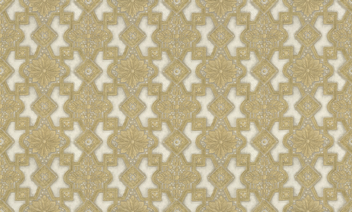 Luxus arany-krém vlies tapéta ornamensekkel, 86006, Valentin Yudashkin 5, Emiliana Parati
