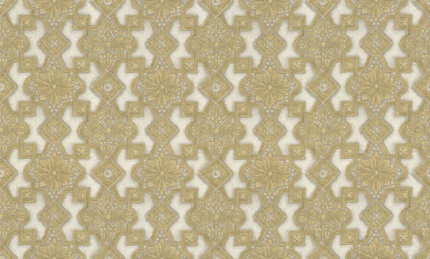 Luxus arany-krém vlies tapéta ornamensekkel, 86006, Valentin Yudashkin 5, Emiliana Parati