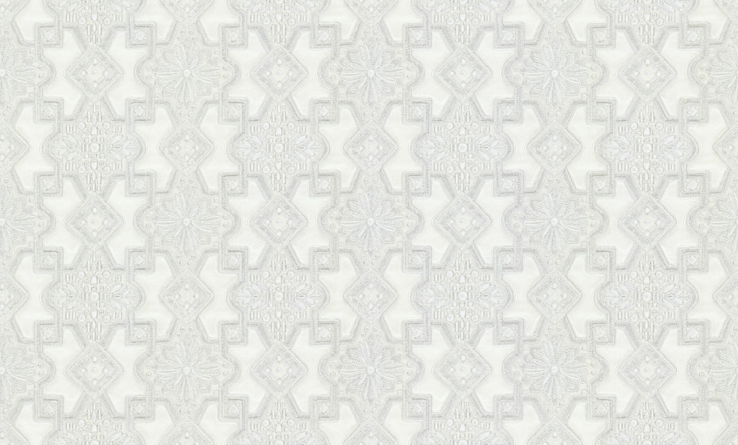 Luxus fehér-ezüst vlies tapéta ornamensekkel, 86009, Valentin Yudashkin 5, Emiliana Parati