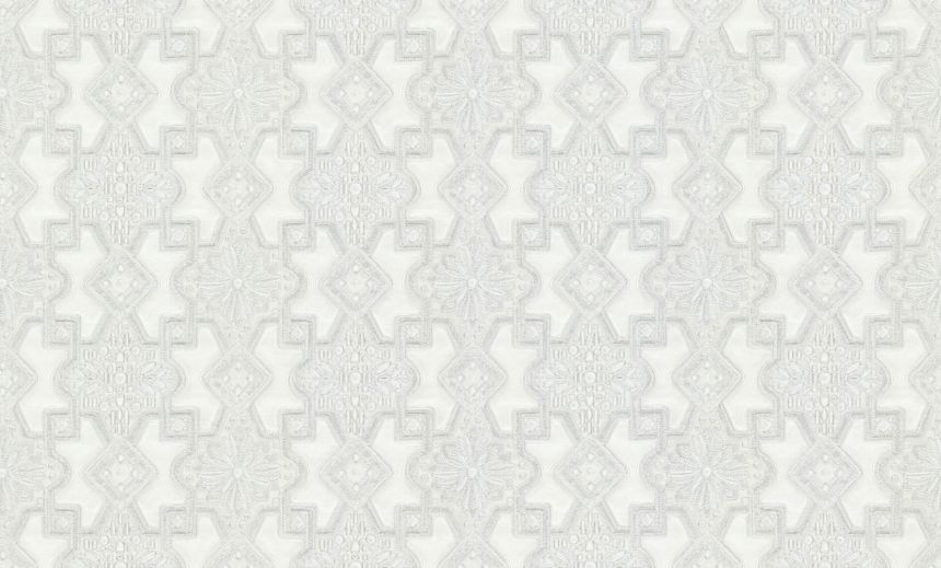 Luxus fehér-ezüst vlies tapéta ornamensekkel, 86009, Valentin Yudashkin 5, Emiliana Parati