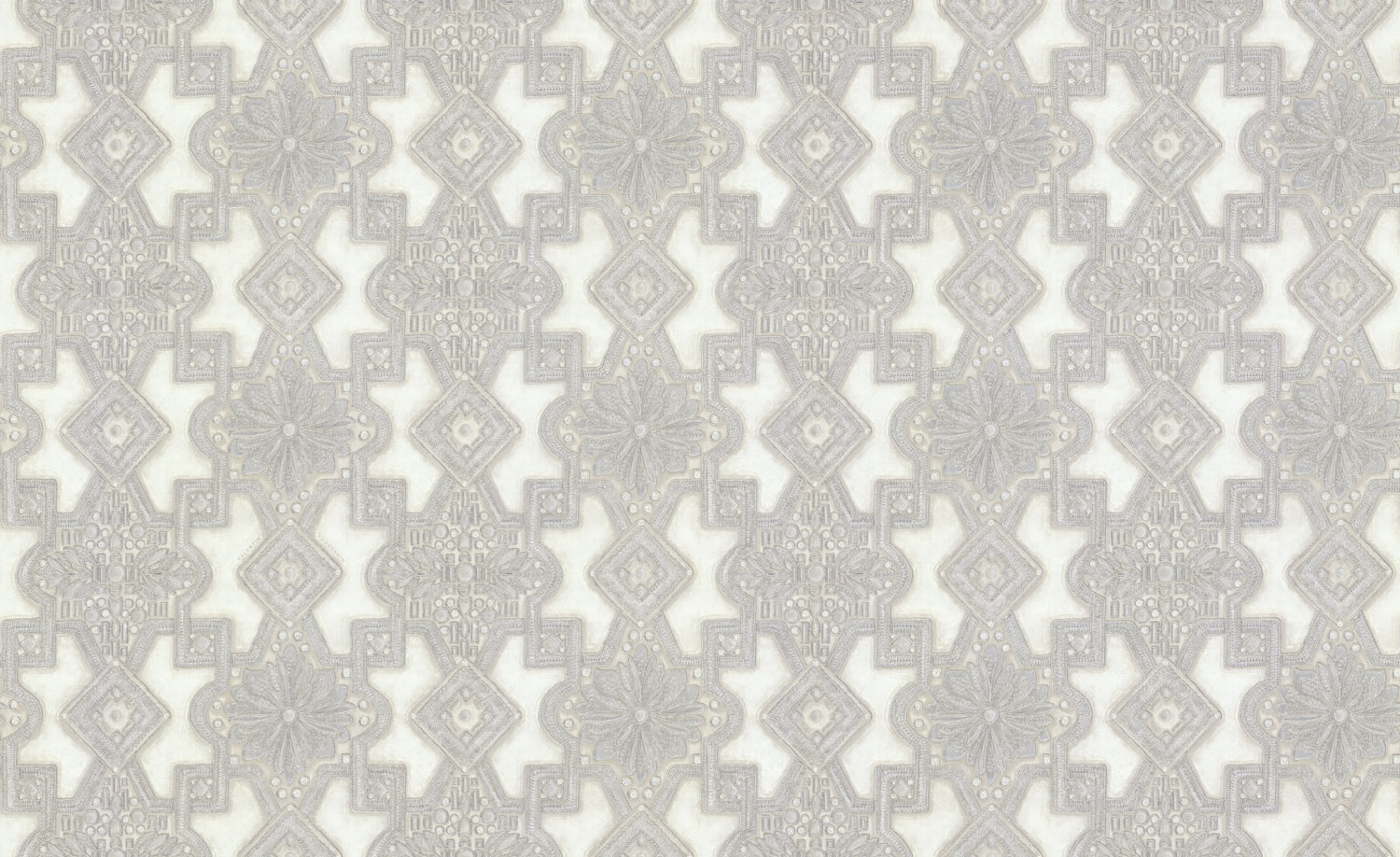 Luxus bézs-ezüst vlies tapéta ornamensekkel, 86012, Valentin Yudashkin 5, Emiliana Parati