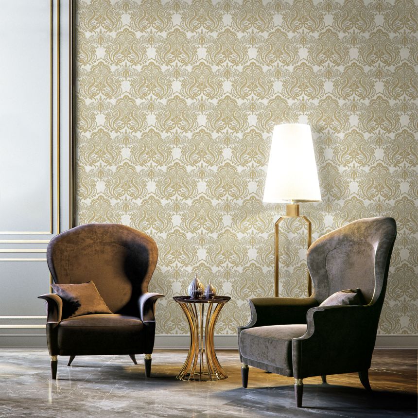 Luxus fehér-arany vlies barokk tapéta, 86075, Valentin Yudashkin 5, Emiliana Parati