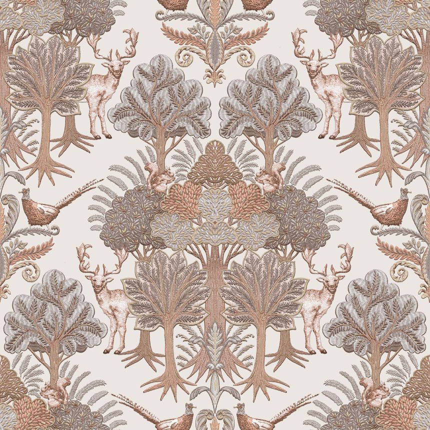 Luxus vlies tapéta, fák, állatok, TP422301, Tapestry, Design ID