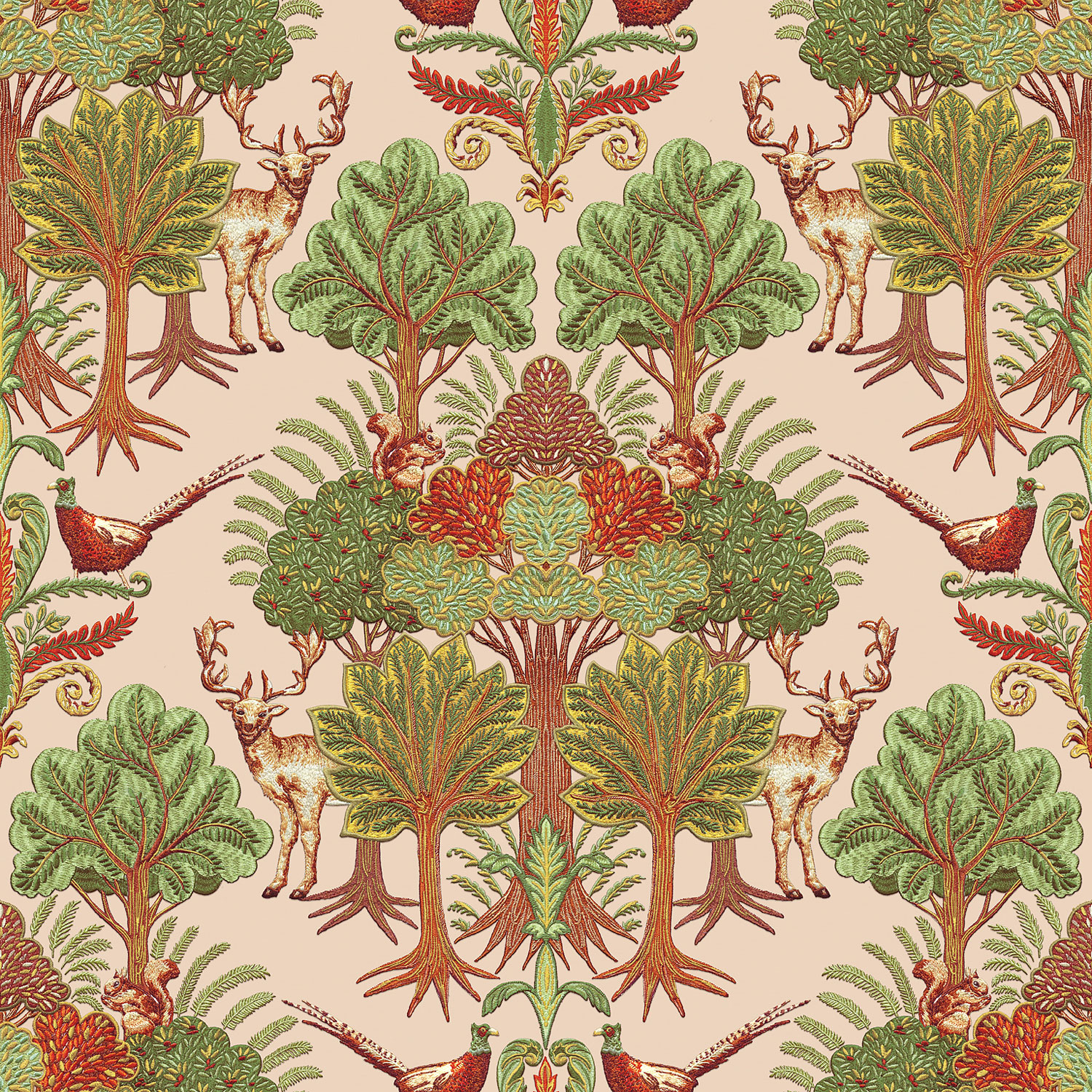 Luxus vlies tapéta, fák, állatok, TP422303, Tapestry, Design ID