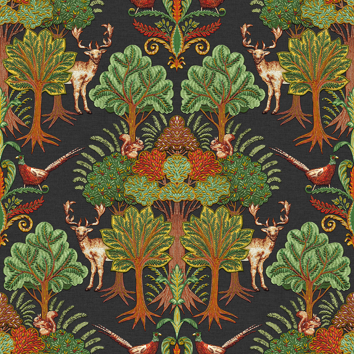 Luxus vlies tapéta, fák, állatok, TP422306, Tapestry, Design ID
