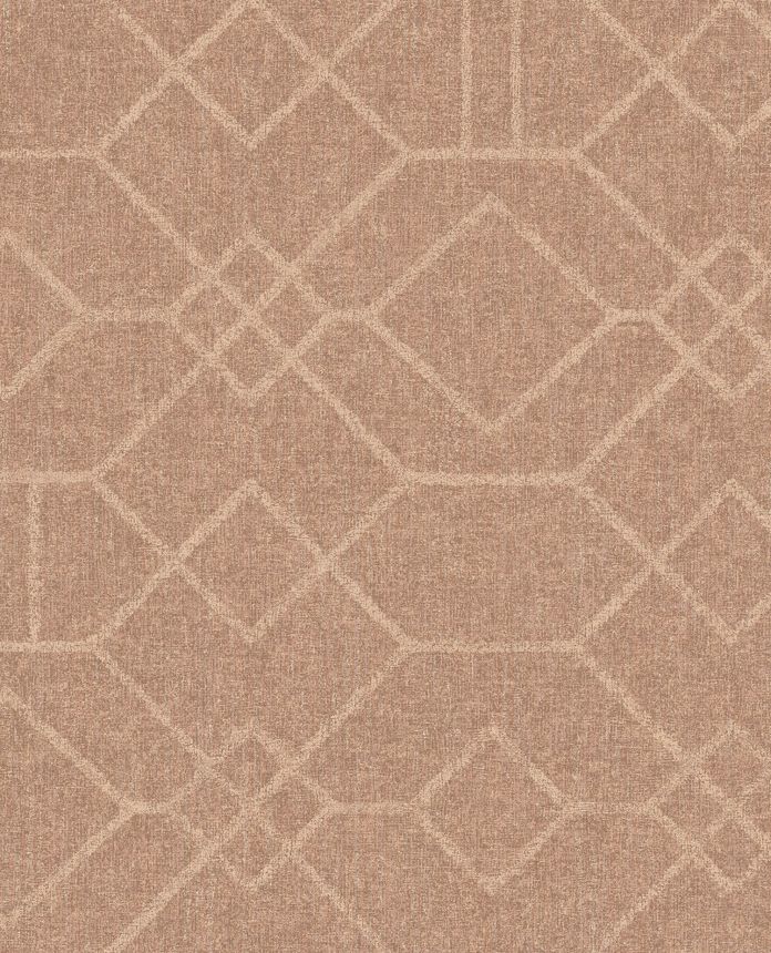 Régi rózsaszín geometrikus vlies tapéta, 324012, Embrace, Eijffinger