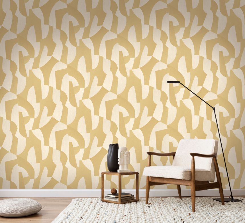 Kék-barna geometrikus vlies tapéta, AL26272, Allure, Decoprint
