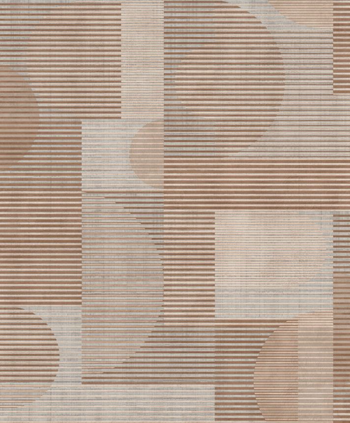 Szürkés-barna geometrikus vlies tapéta, AL26282, Allure, Decoprint