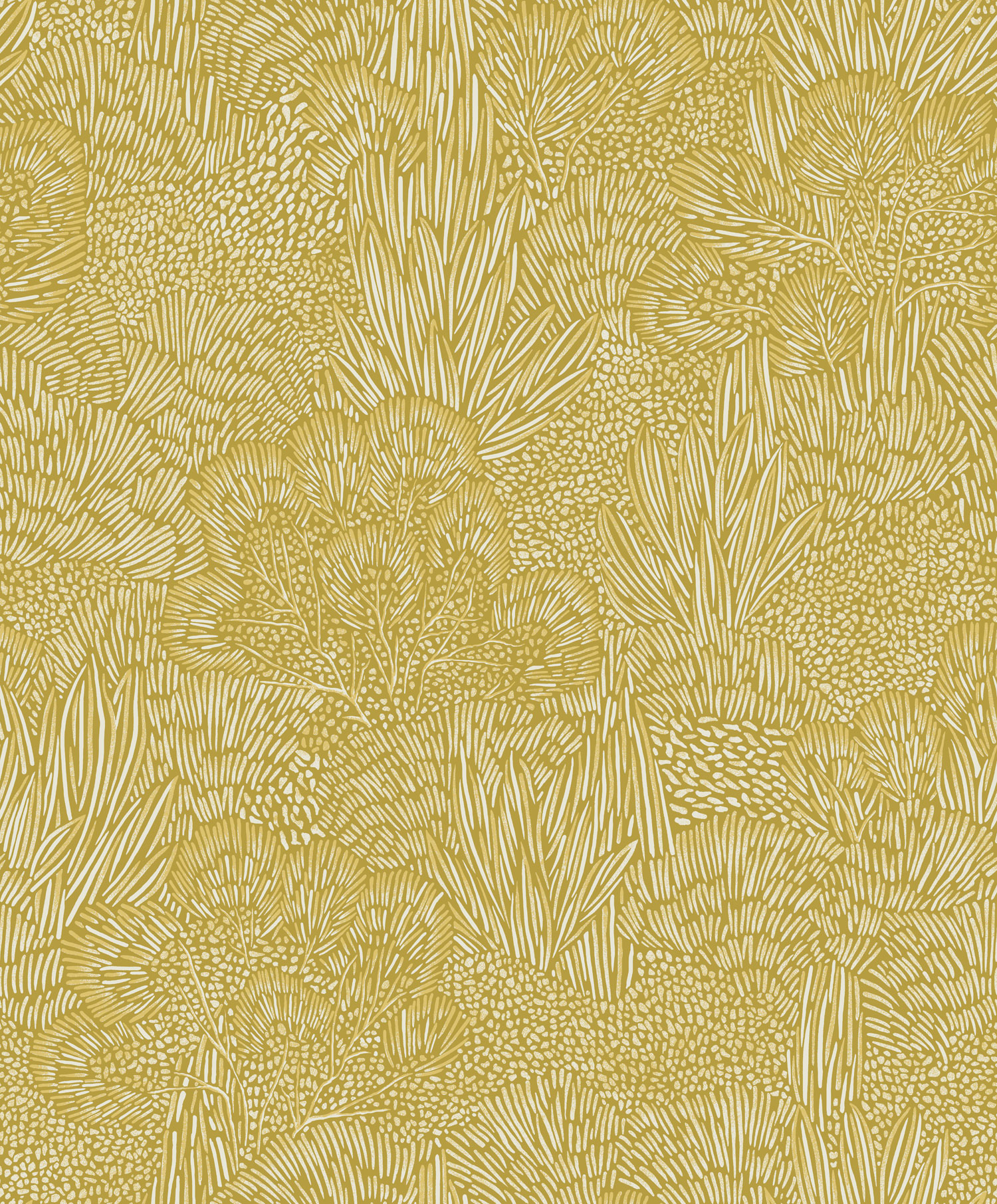 Arany-sárga vlies tapéta, táj, fák, BA26061, Brazil, Decoprint