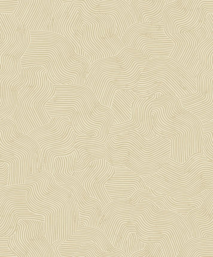 Krémes vlies tapéta, geometrikus mintával, BA26090, Brazil, Decoprint