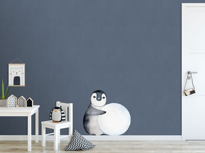 Előre ragasztott nem szőtt tapéta, Pingvin dekoráció, PLC005, Platinum Shapes, Decoprint