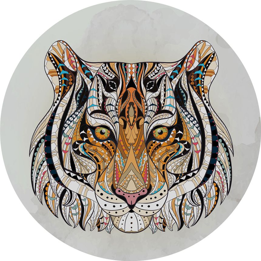 Előre ragasztott nem szőtt tapéta, Tigris dekoráció, PLC018, Platinum Shapes, Decoprint
