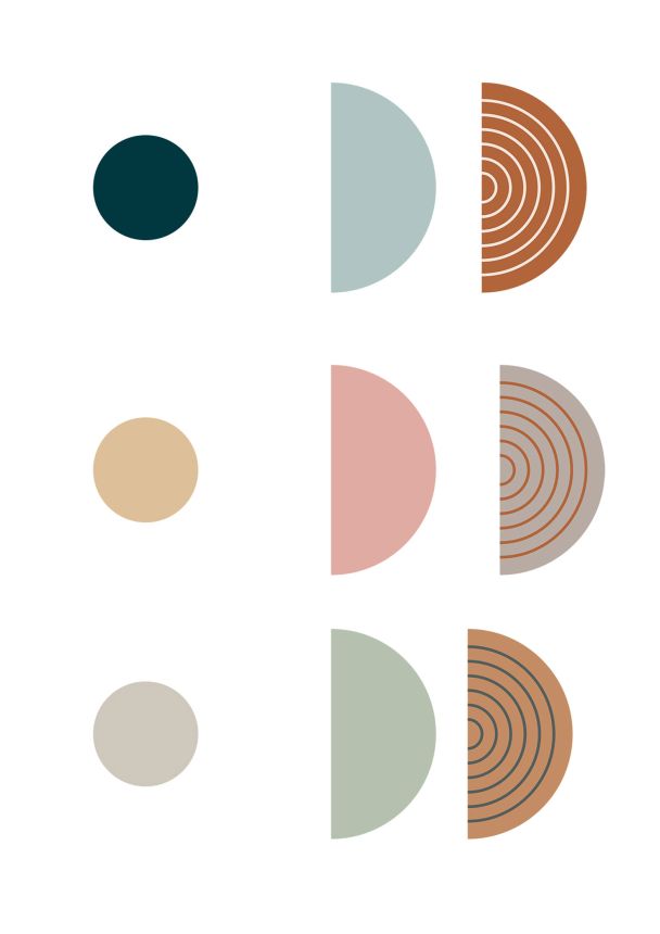 Előre ragasztott vlies változó fali dekoráció, PLC042, Platinum Shapes, Decoprint