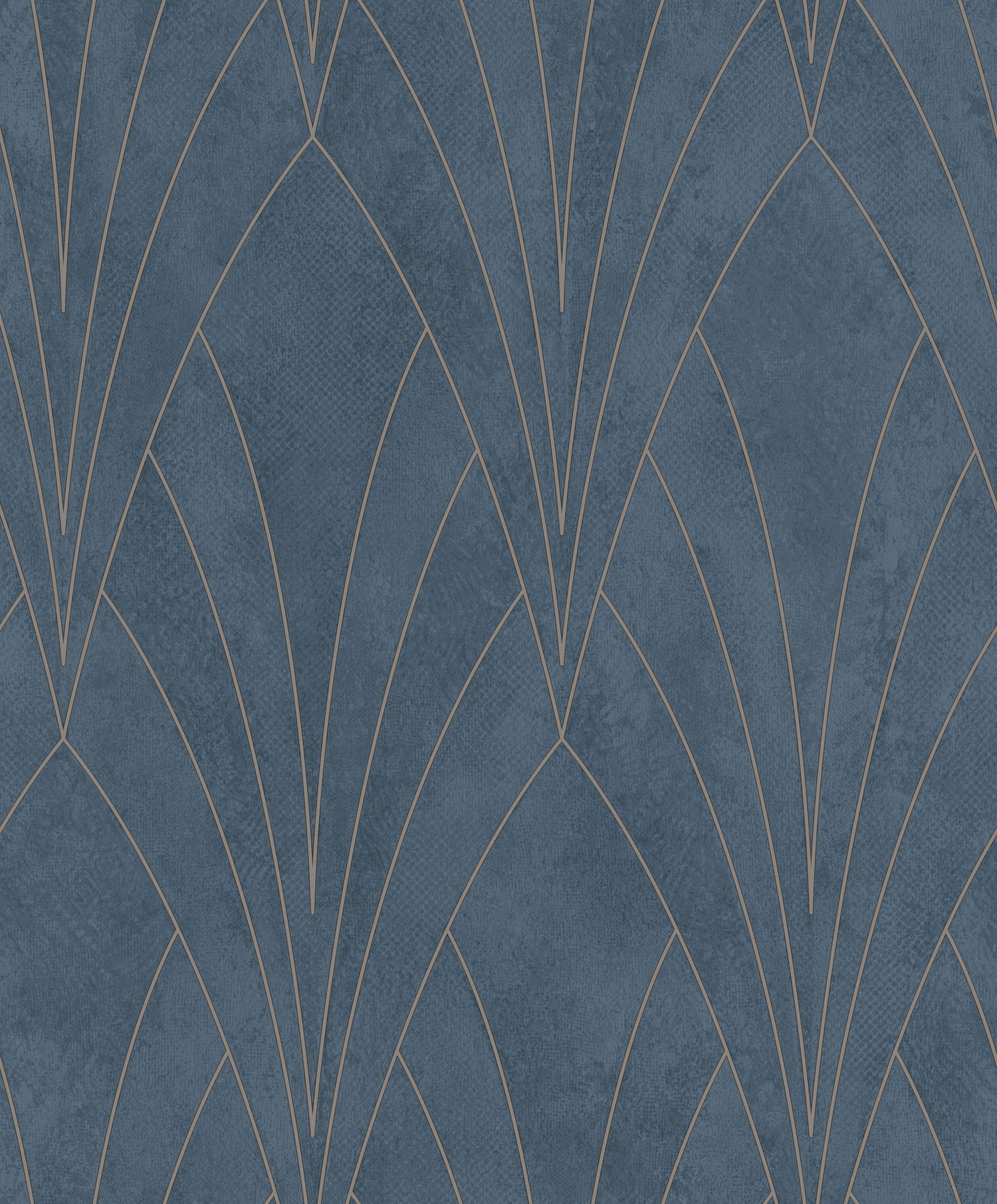 Kék modern geometrikus mintás design tapéta, Art Deco, L85601, Elegance, Ugepa
