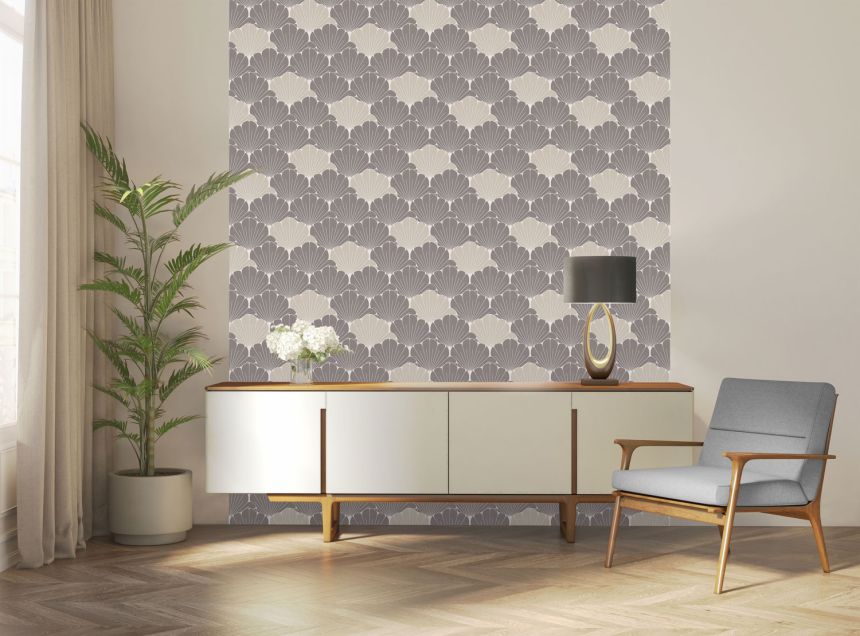 Barna és arany virágos vlies tapéta, M64019, Elegance, Ugepa