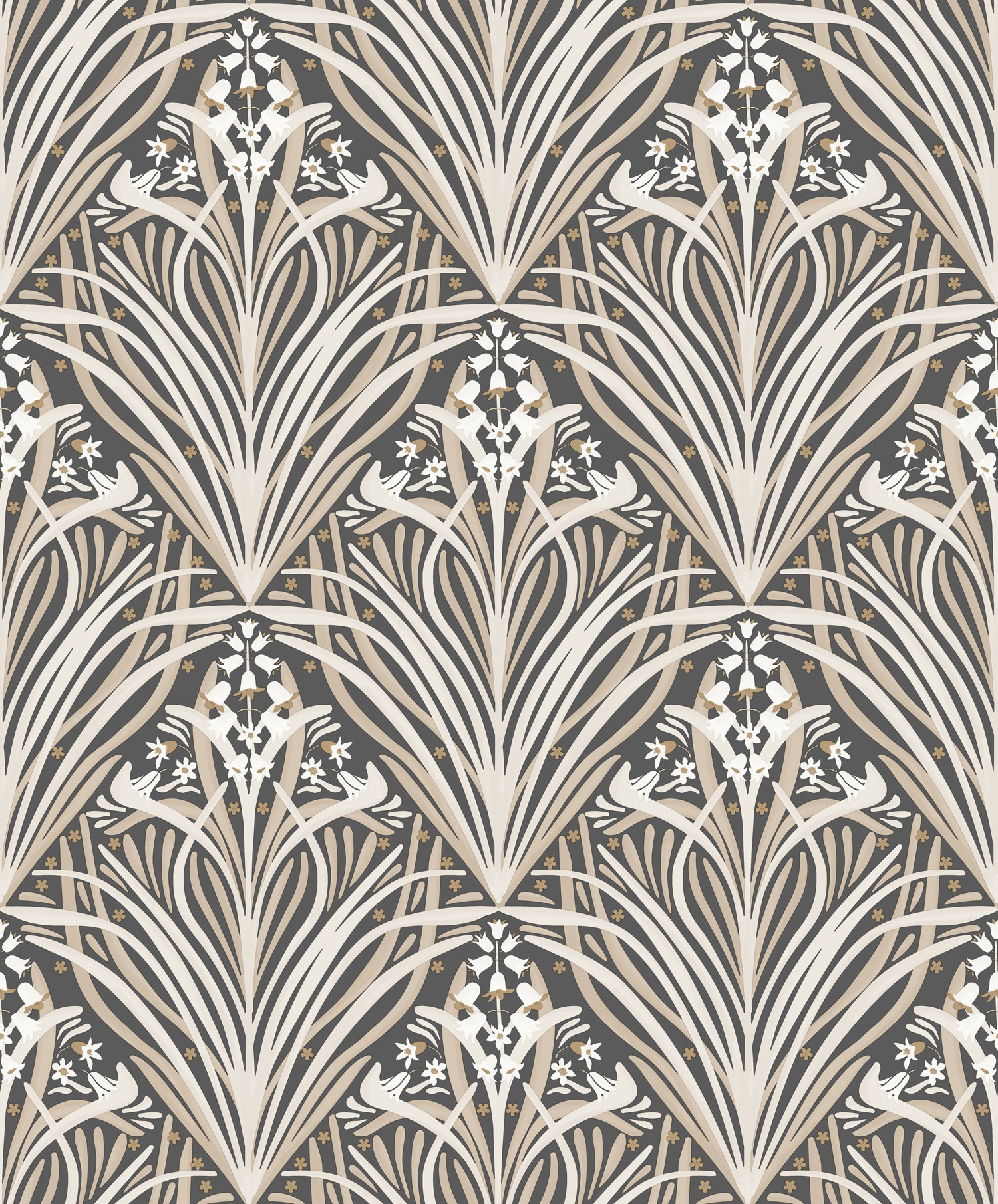 Virágos vlies tapéta, Art Deco, M66109, Elegance, Ugepa