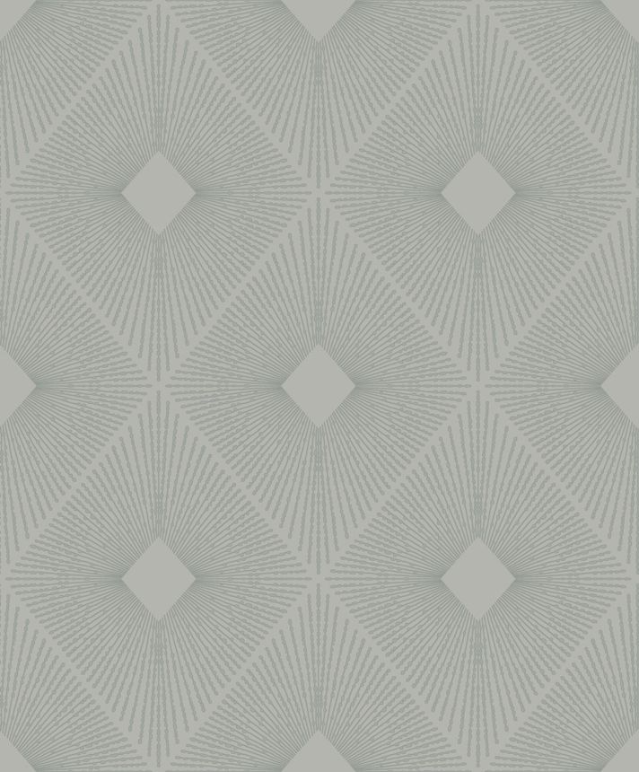 Szürke-ezüst geometrikus vlies tapéta, MD7132, Modern Metals, York