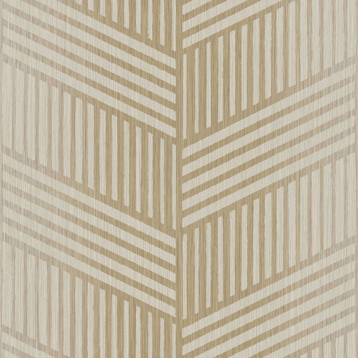 Arany-bézs vlies tapéta, geometrikus mintával, 24482, Textum, Cristiana Masi by Parato