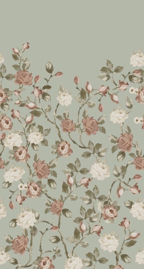 Vlies fotótapéta, rózsa, 159213, Vintage Flowers, Esta Home