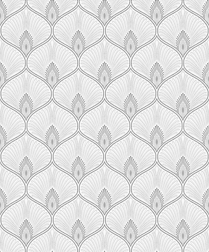 Fekete-fehér vlies tapéta, OTH207, Othello, Zoom by Masureel