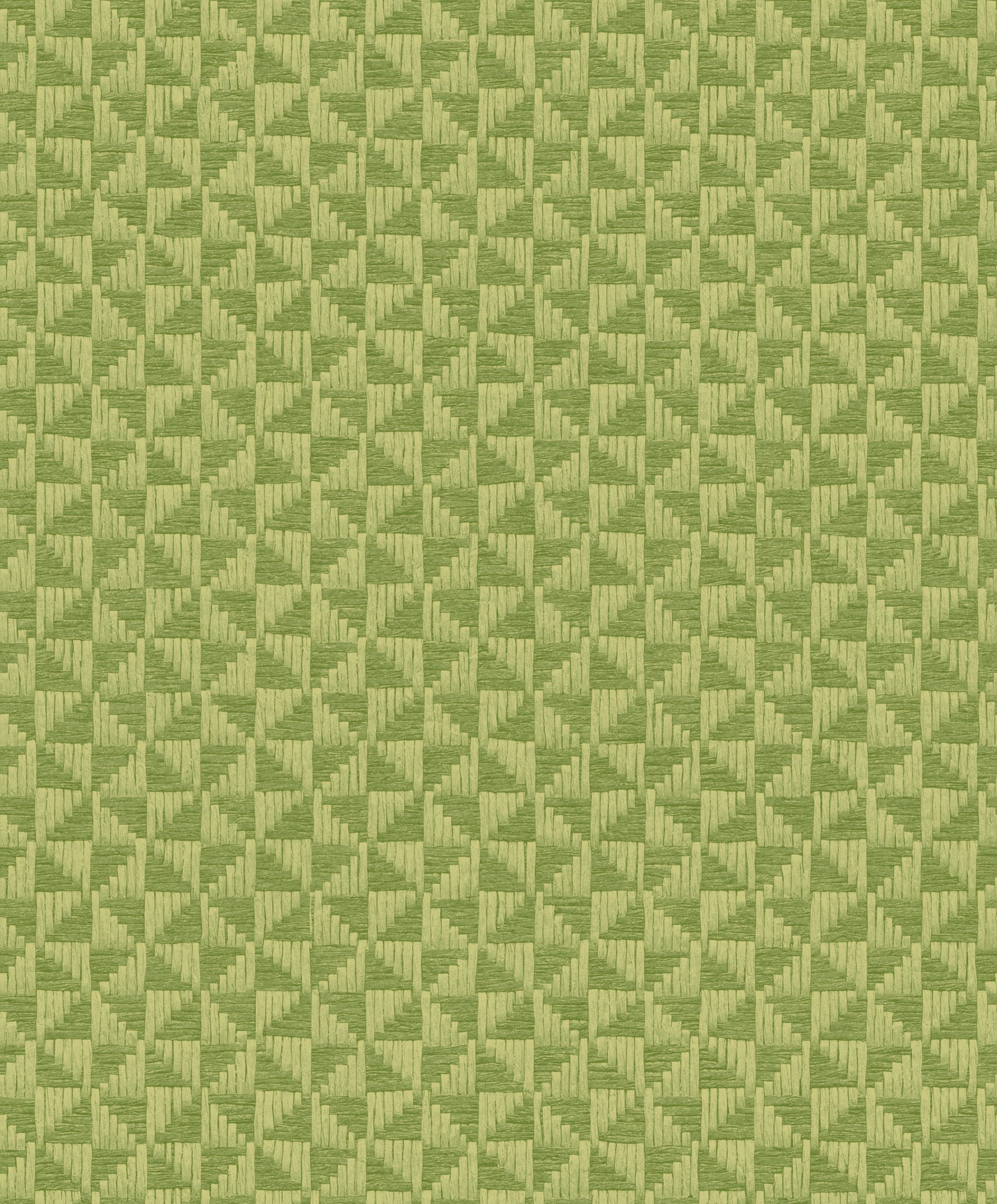 Zöld geometrikus vlies tapéta, ZEN304, Zen, Zoom by Masureel