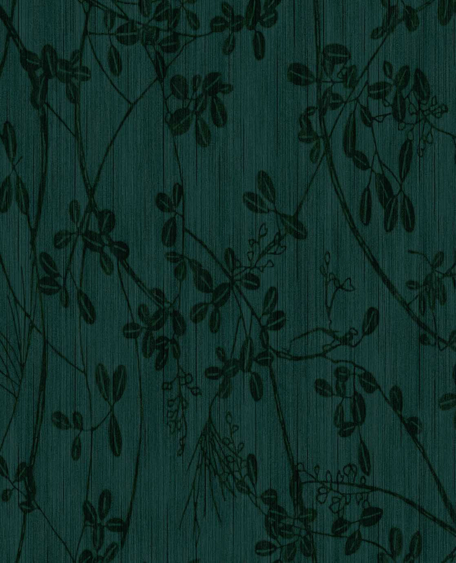 Zöld vlies tapéta gallyakkal és levelekkel, 333405, Emerald, Eijffinger