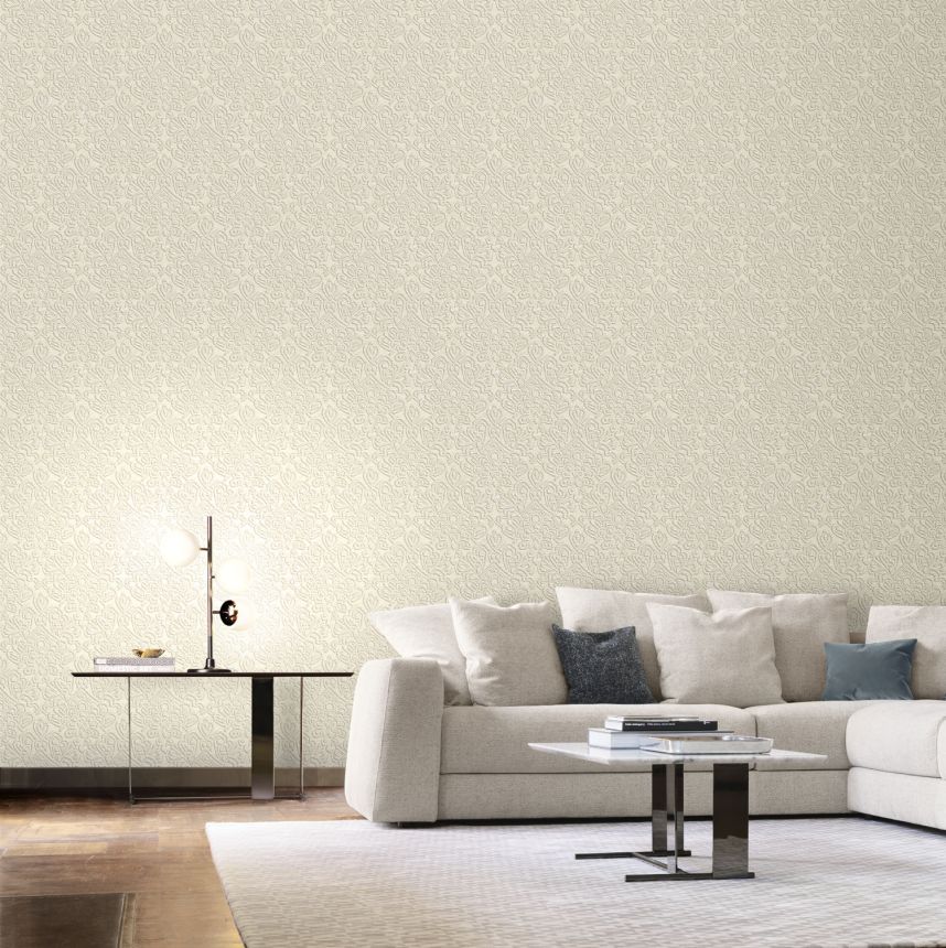 Luxus bézs barokk vlies tapéta, Z18930, Trussardi 7, Zambaiti Parati