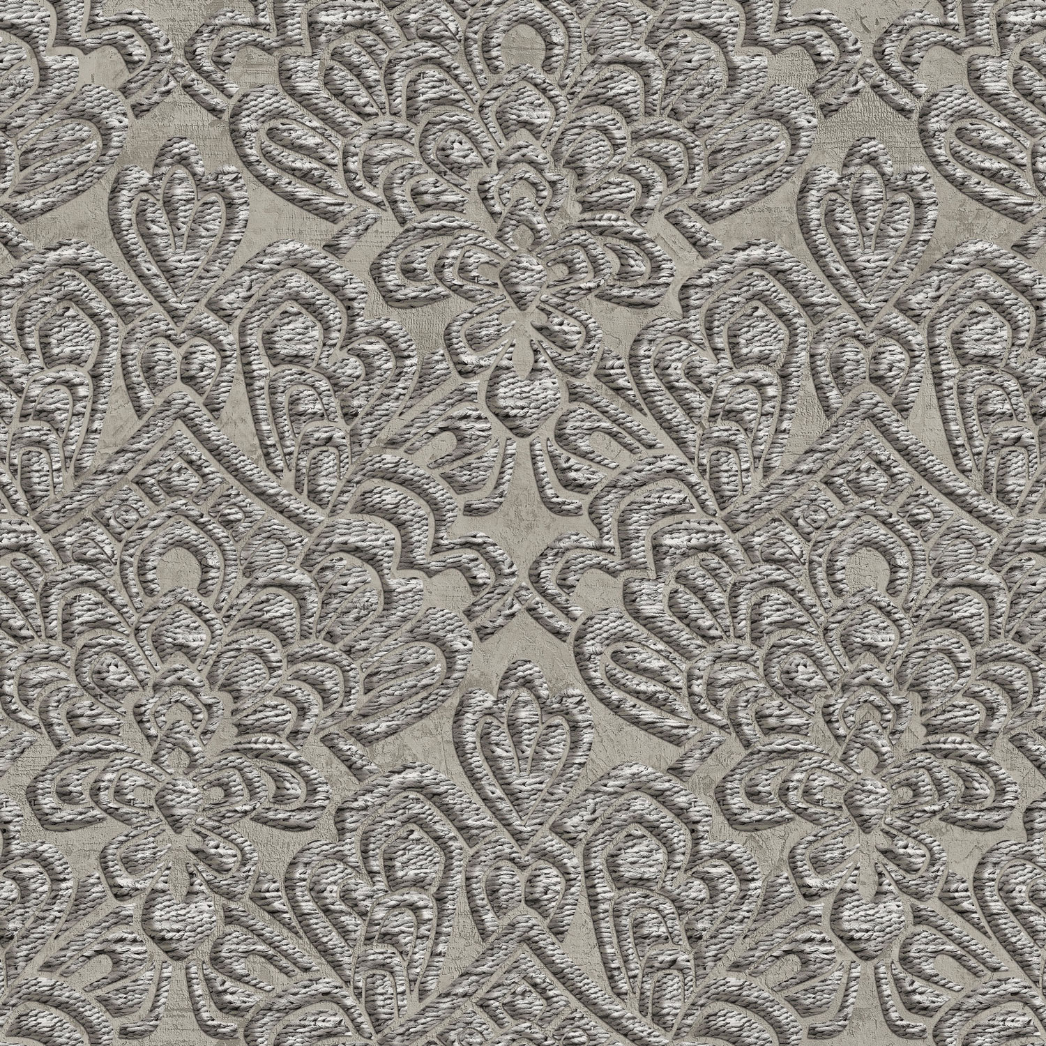 Luxus szürke barokk vlies tapéta, Z18935, Trussardi 7, Zambaiti Parati