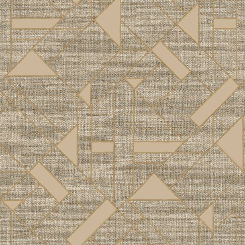 Luxus szürkésbarna geometrikus vlies tapéta, Z18946, Trussardi 7, Zambaiti Parati