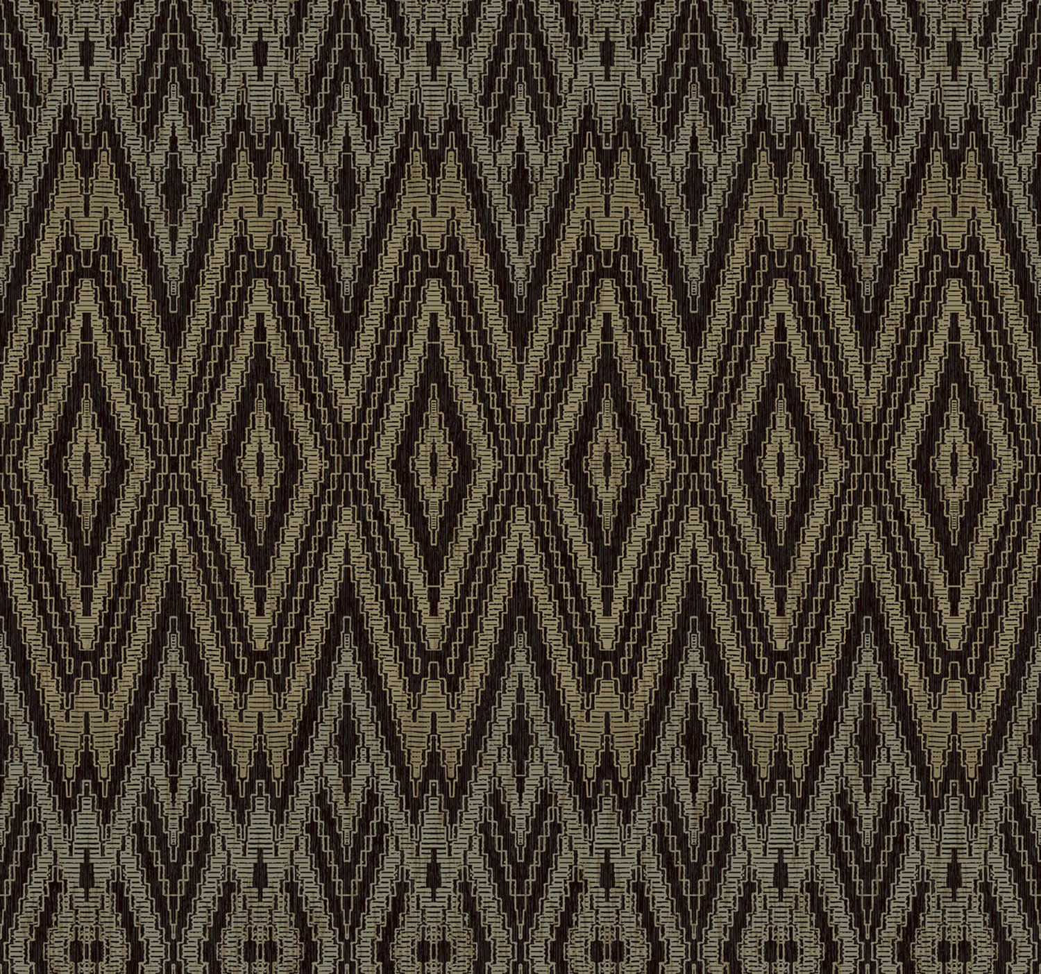Fekete-barna geometrikus vlies tapéta, EV3912, Candice Olson Casual Elegance, York
