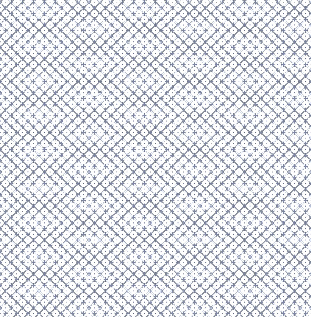 Fehér-kék rácsos gyapjú tapéta, 120135, Laura Ashley 3