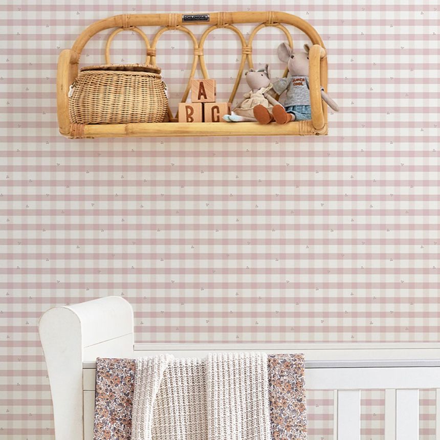 Kockás gyapjú tapéta, 119865, Laura Ashley 3