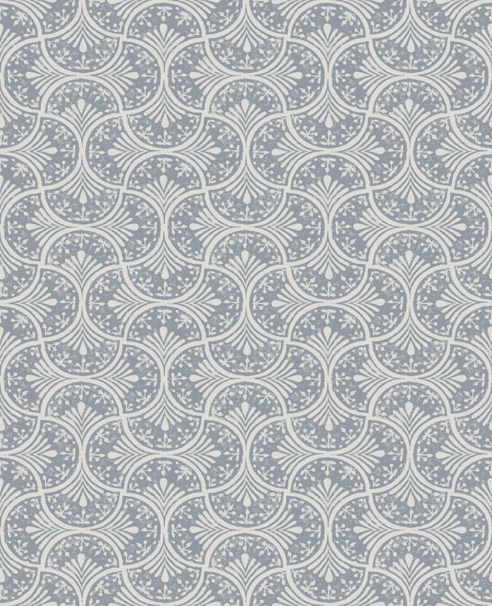 Kék-fehér vlies geometrikus tapéta, 120636, Retreat, Graham&Brown Premium